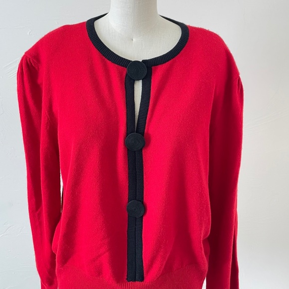 Vintage Suburbans Red and Black Sweater - Picture 1 of 7